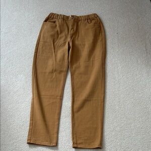 Elegant Brown Straight Leg Women's Pants